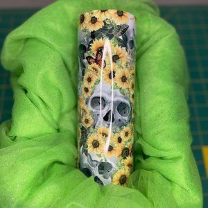 Sunflower & Skull Tumblers